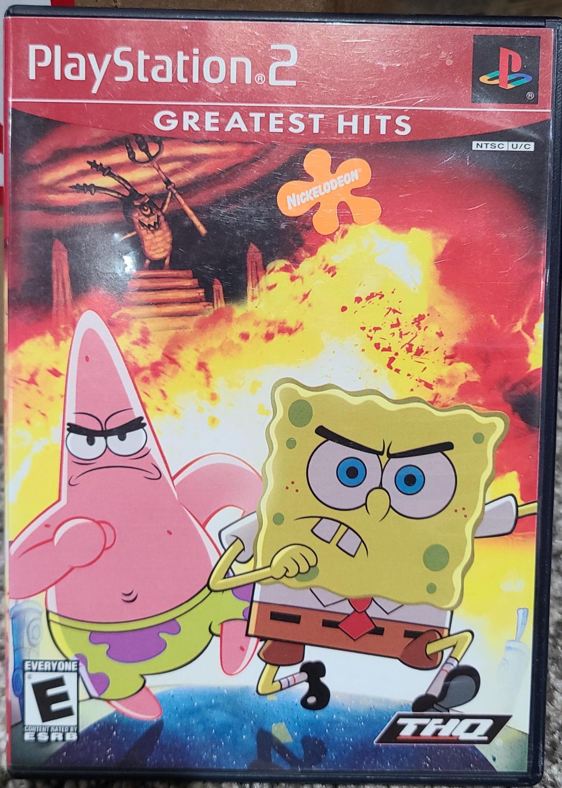 SpongeBob SquarePants The Movie Greatest Hits Misprint (PlayStation 2)
