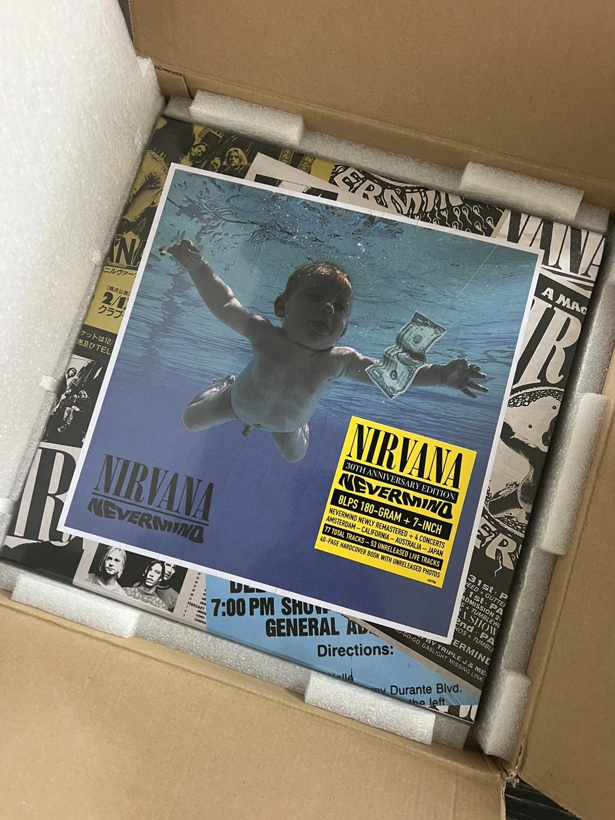 Nirvana Nevermind 30th Anniversary Super Deluxe 8LP + 7-Inch Box Set