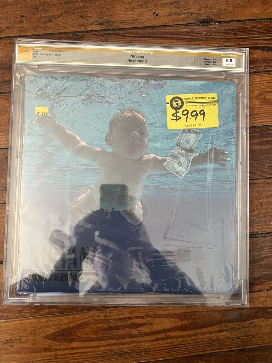 Nirvana Nevermind LP DGC-24425 US 1991 Black Vinyl
