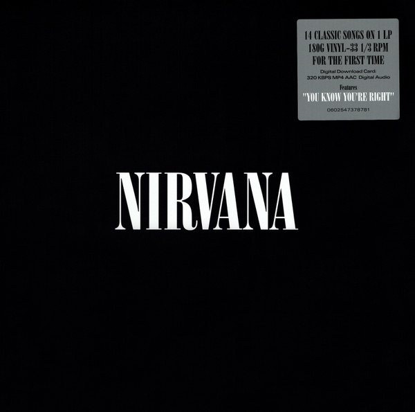 Nirvana - Nirvana 180g Vinyl LP (2015 Geffen Reissue)