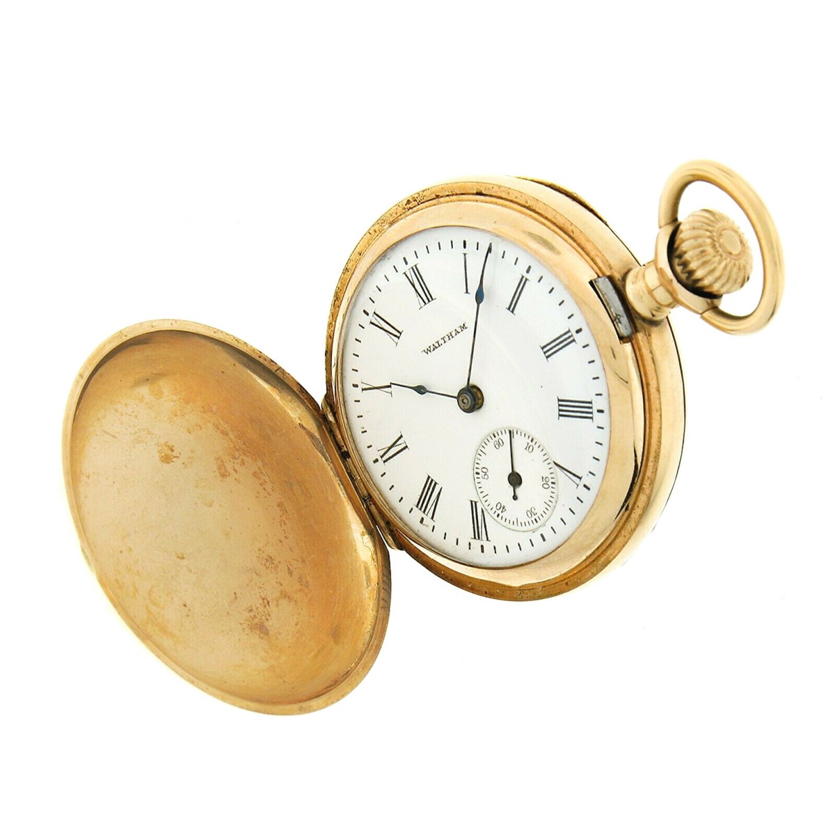 Waltham 0s Hunter Pocket Watch