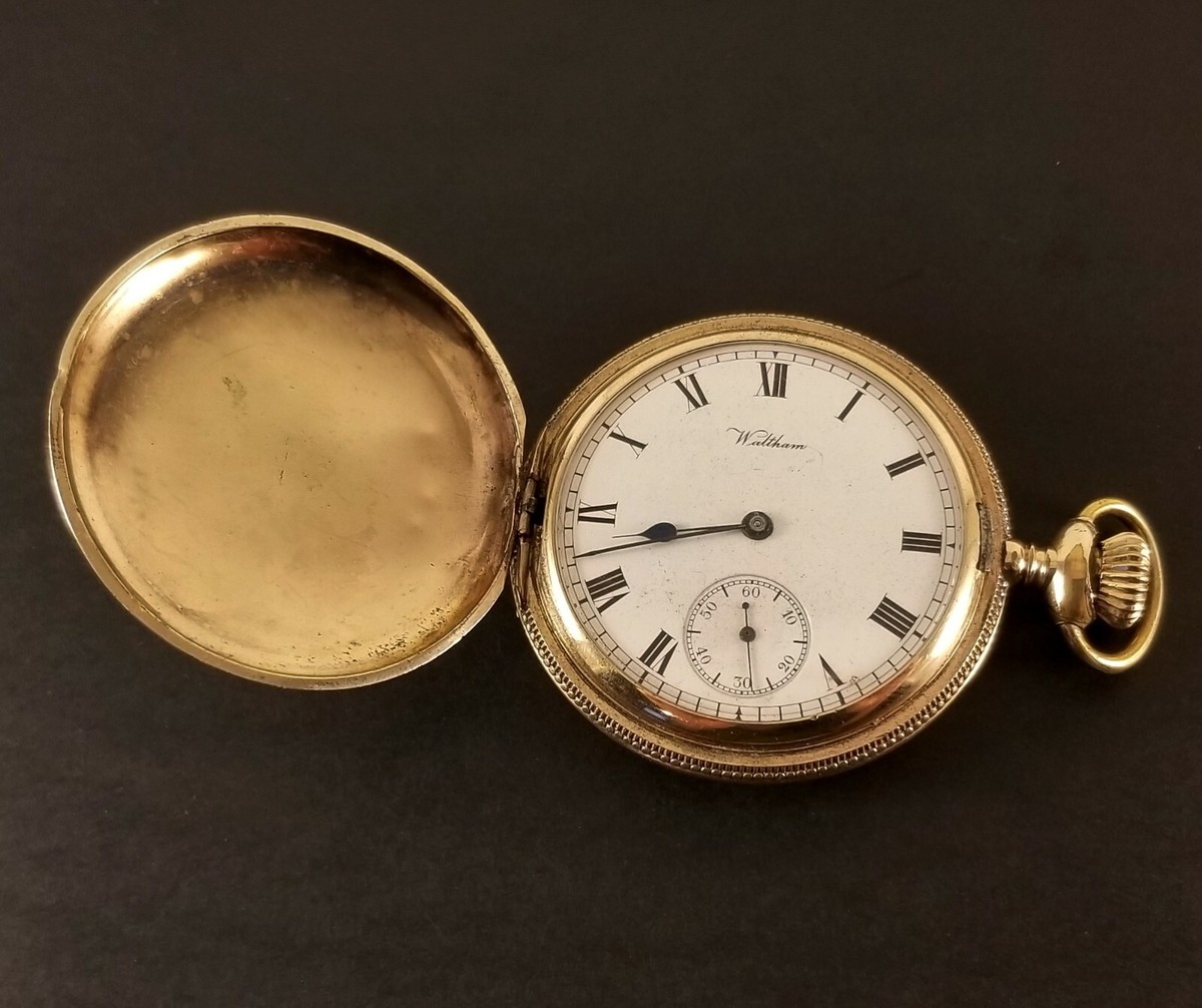 Gold-Filled Hunter Case Pocket Watch
