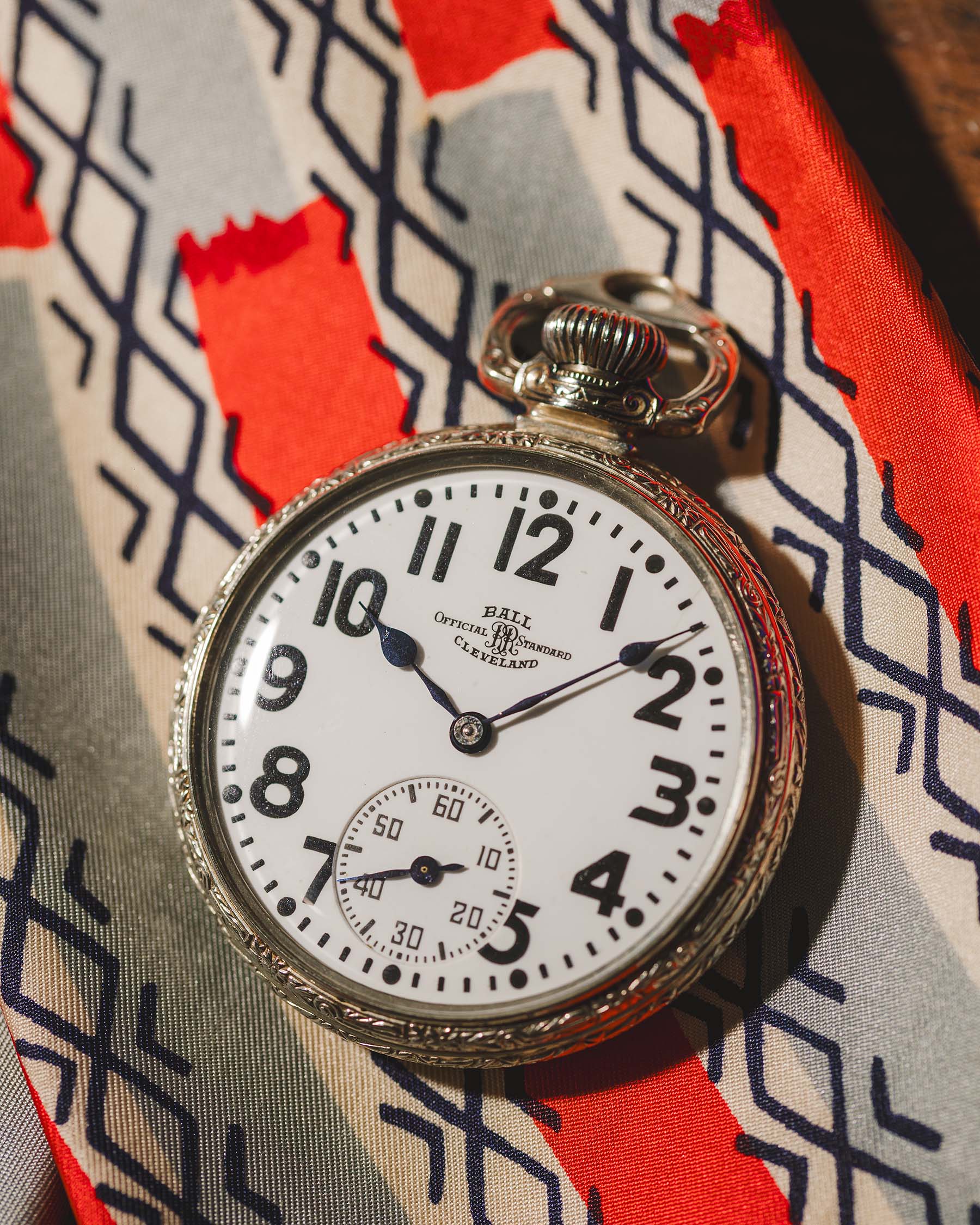 Ball Official Standard Cleveland 999 16s Railroad Pocket Watch