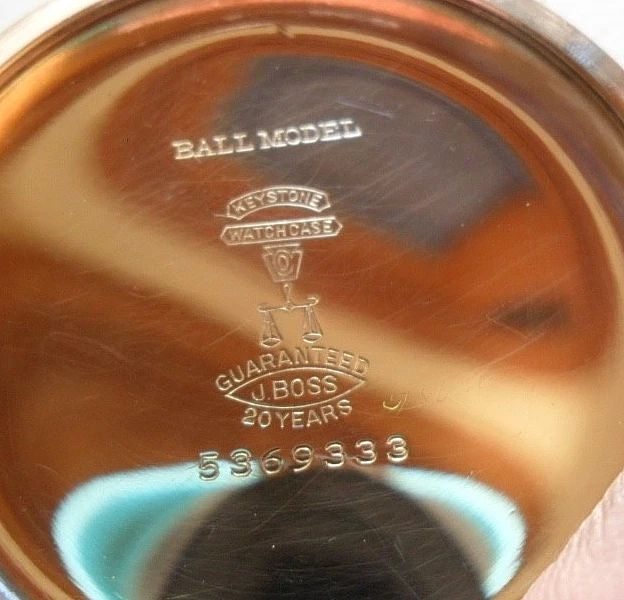 Ball Official Standard 21 Jewel Railroad Grade Pocket Watch
