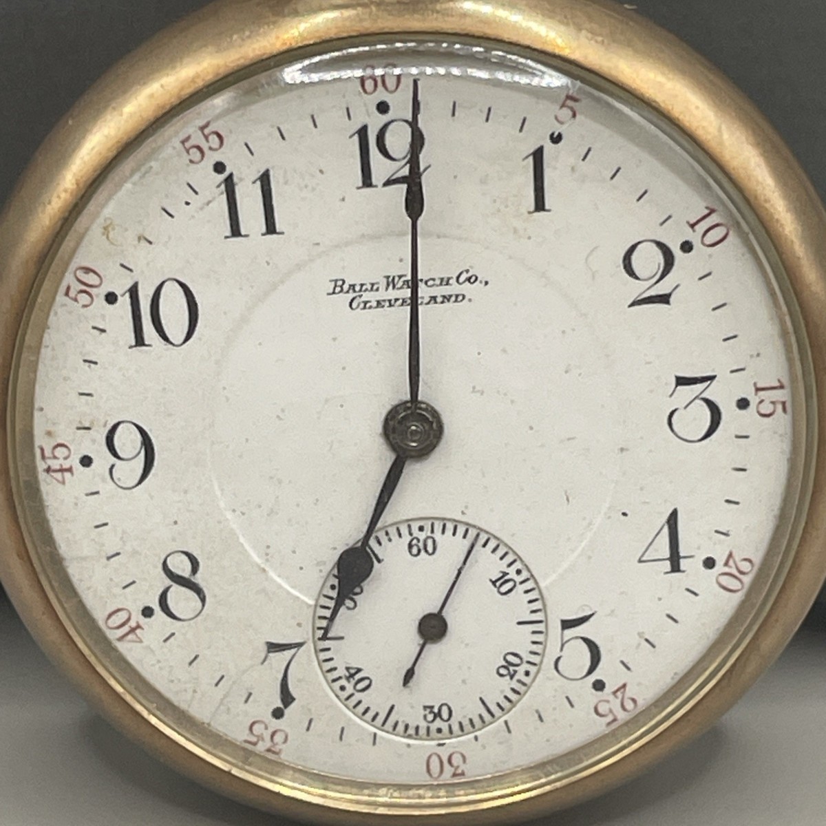 Ball Watch Co. Cleveland Official Standard 16s Railroad Pocket Watch