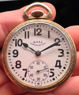 Ball Commercial Standard Pocket Watch