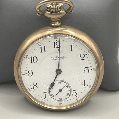 Ball Watch Co. Official Standard 18s Open-Face Pocket Watch