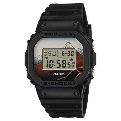 CASIO G-SHOCK DW-5600KHSH25-1JR Hokusai Sanpaku Rain