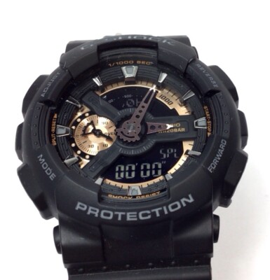 Casio G-Shock GA-110 Black 20BAR Watch Used