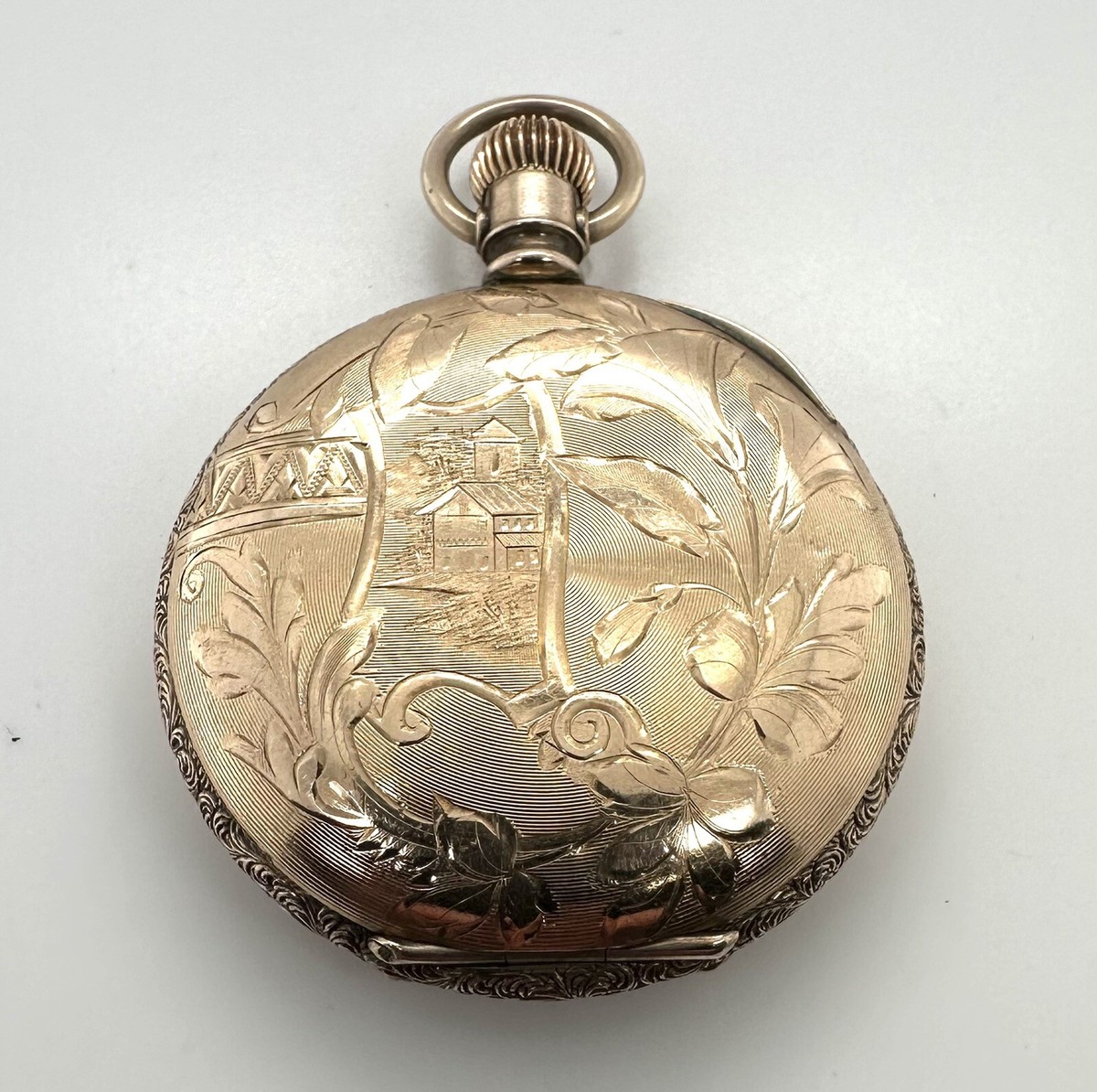 Elgin 6-Size Hunter Case Pocket Watch