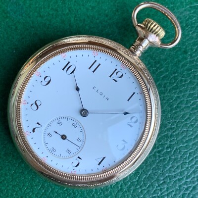 Elgin Grade 291 12s Open Face Pocket Watch