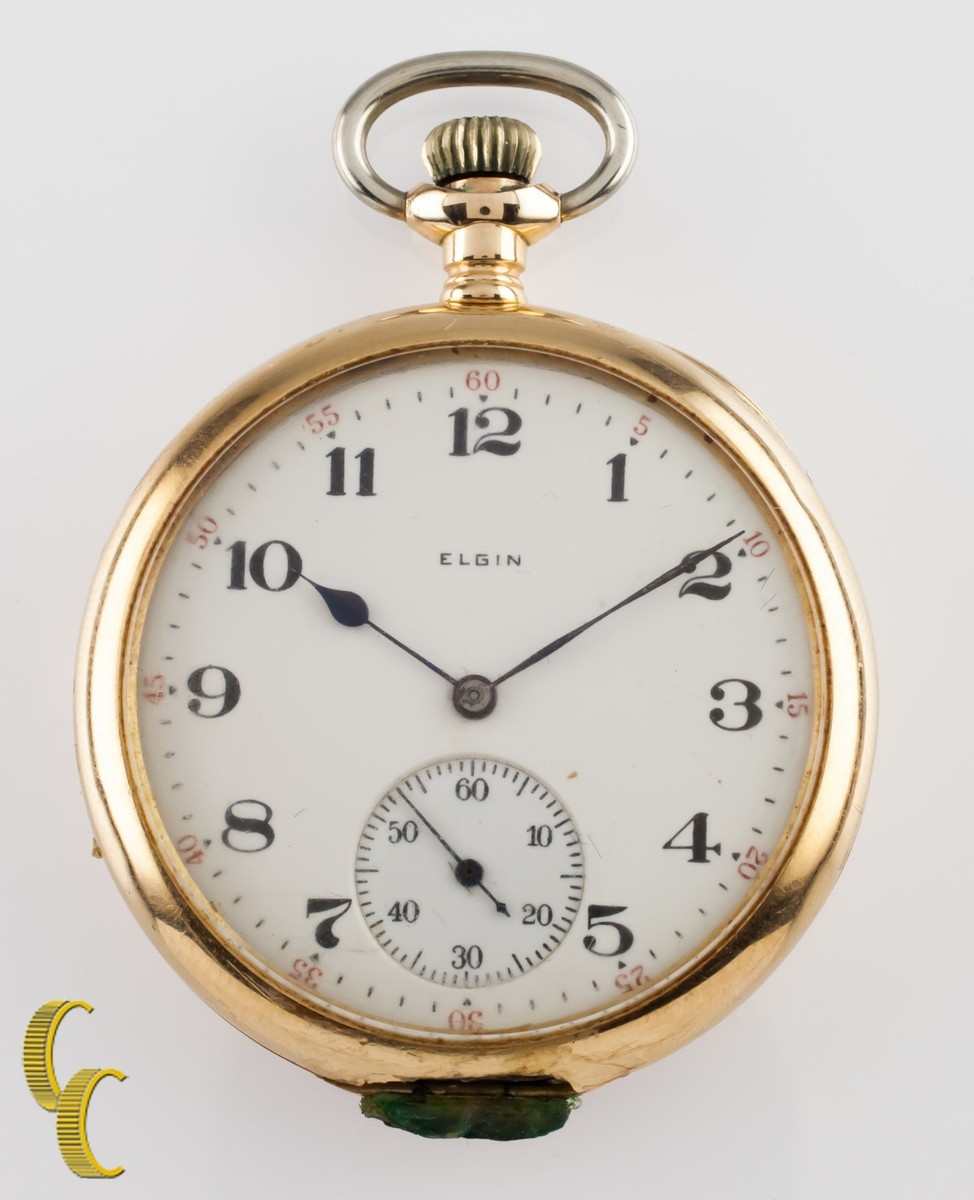 Elgin Grade 315 Open Face Pocket Watch 12s