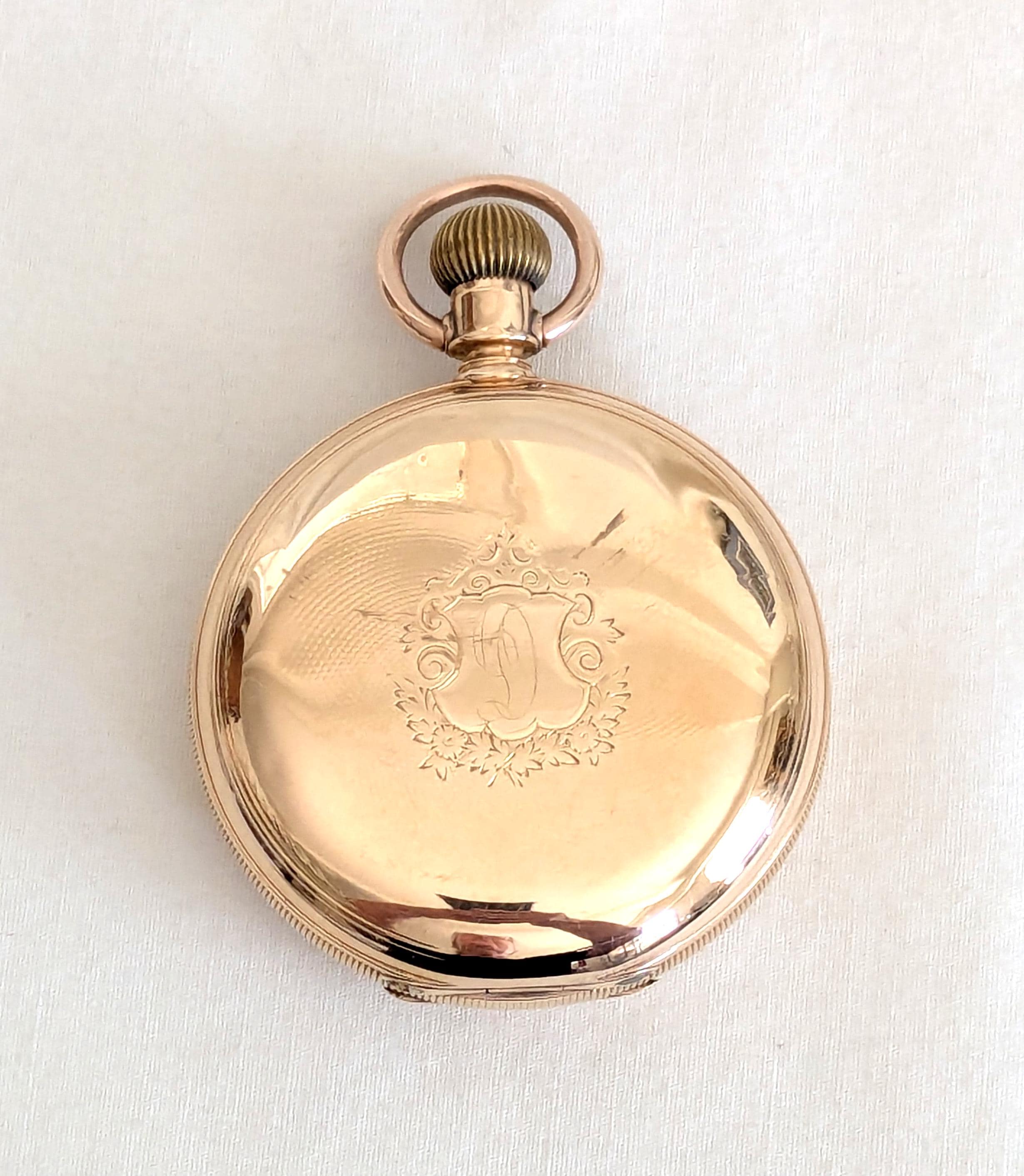 Elgin Hunter Case Pocket Watch 18s Gold-Filled