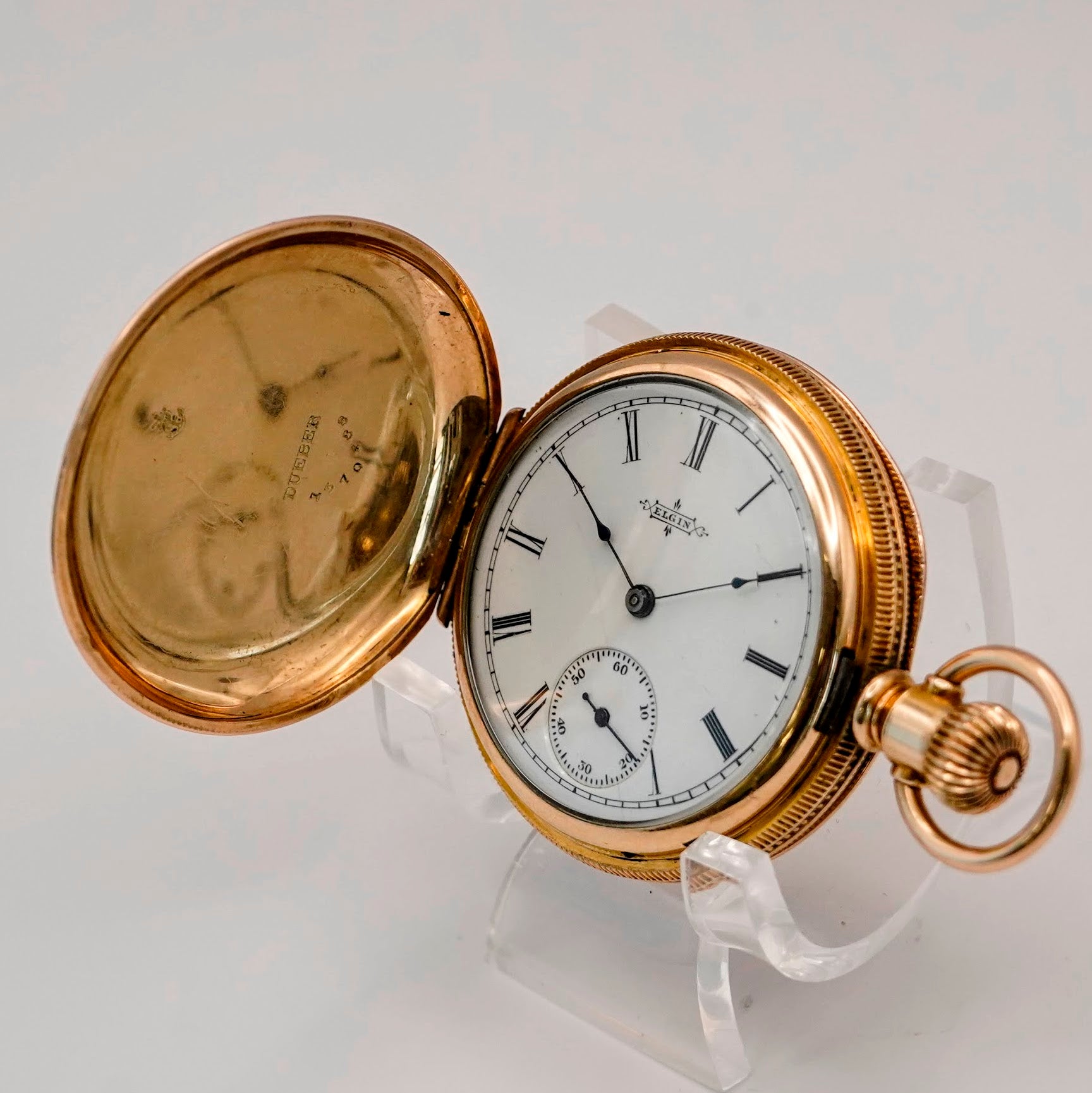 Elgin Ladies Pocket Watch Hunter Case