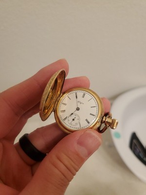 Elgin 18s Pocket Watch Gold-Filled