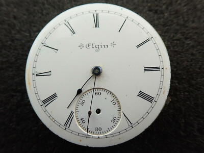 Elgin 6 Size Hunting Case Pocket Watch