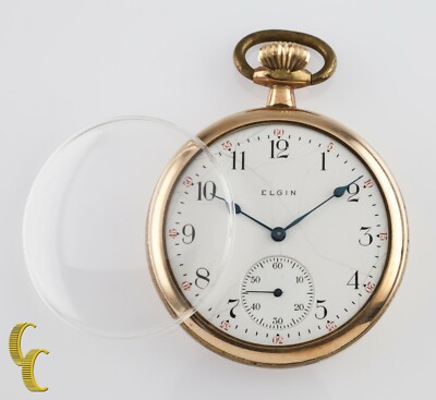 Elgin Size 16s Open Face Pocket Watch