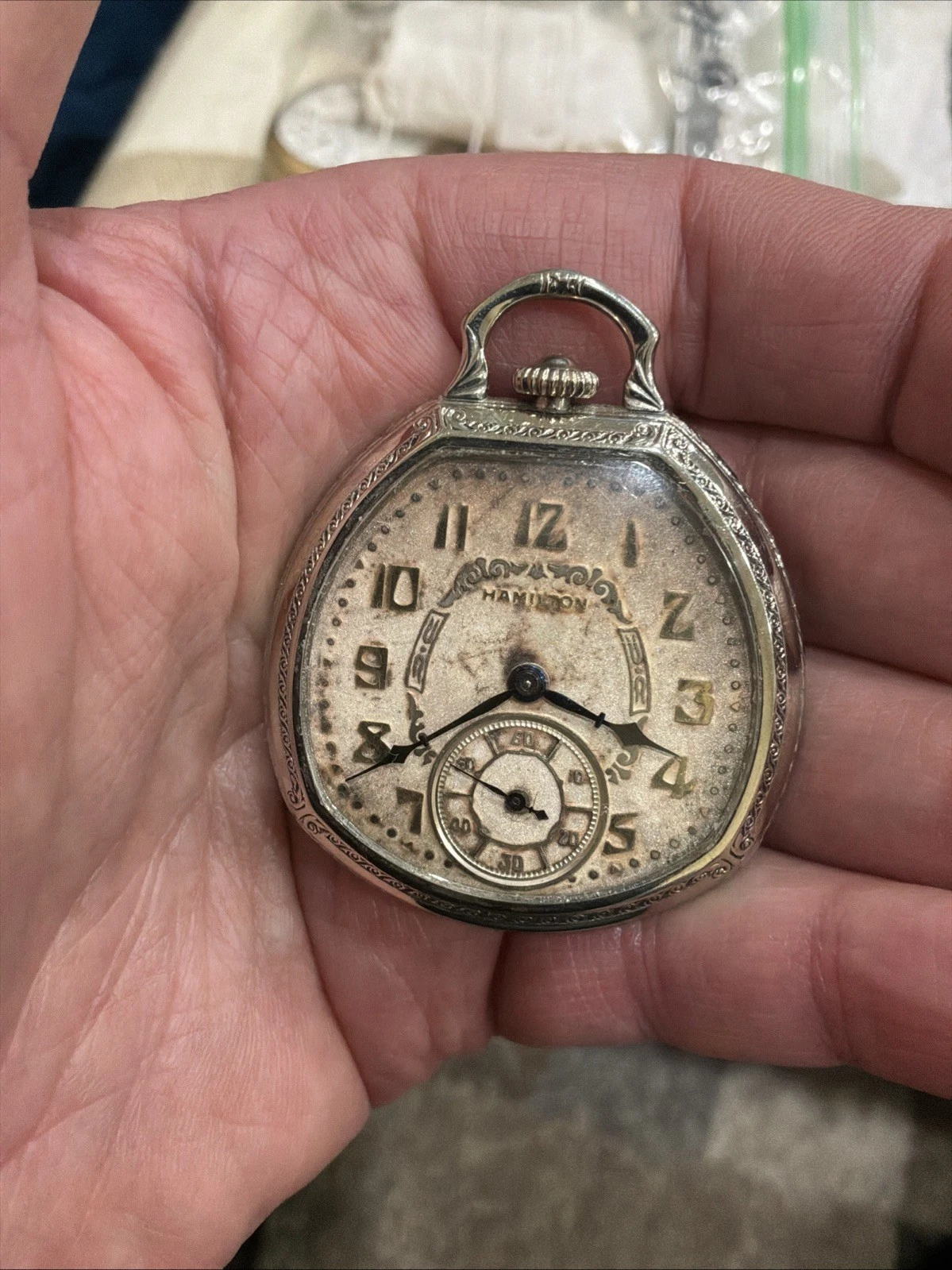Hamilton Grade 912 12s 17J Pocket Watch