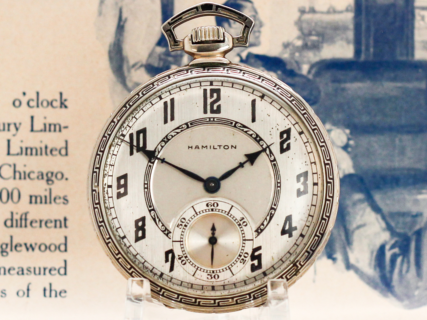 Hamilton Grade 912 12s Open Face Pocket Watch