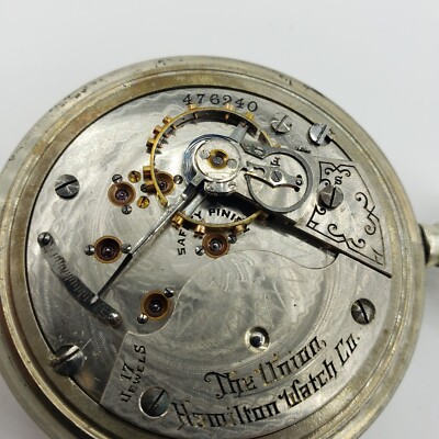 Hamilton Grade 924 18s 17J Open Face Pocket Watch