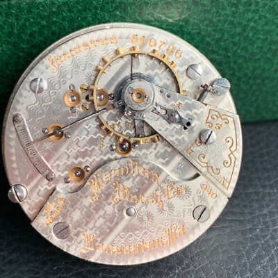 Hamilton Grade 940 18s 21 Jewel Pocket Watch Movement