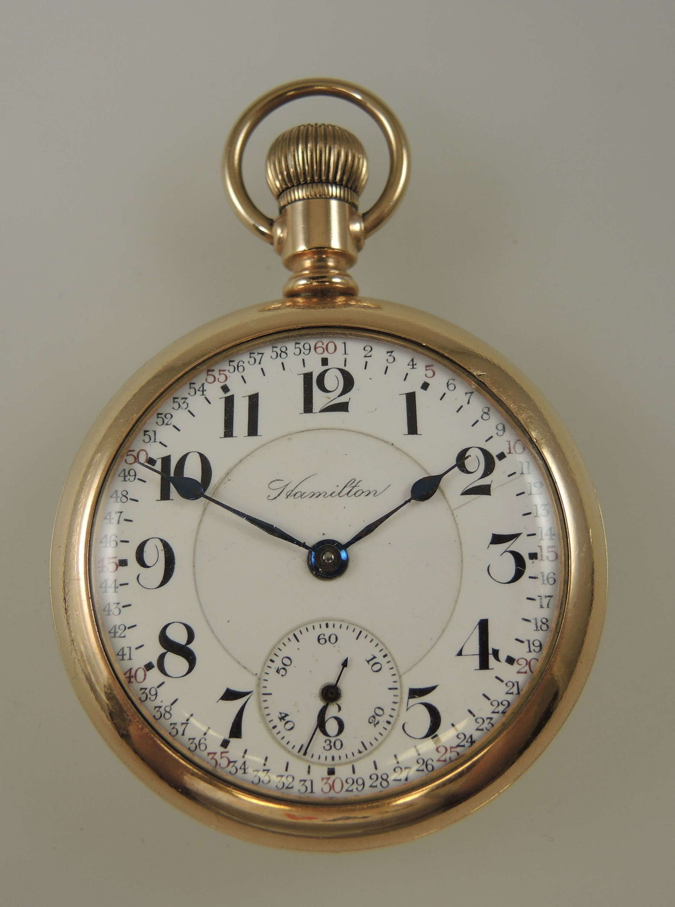 Hamilton Grade 940 18s 21J Railroad Pocket Watch