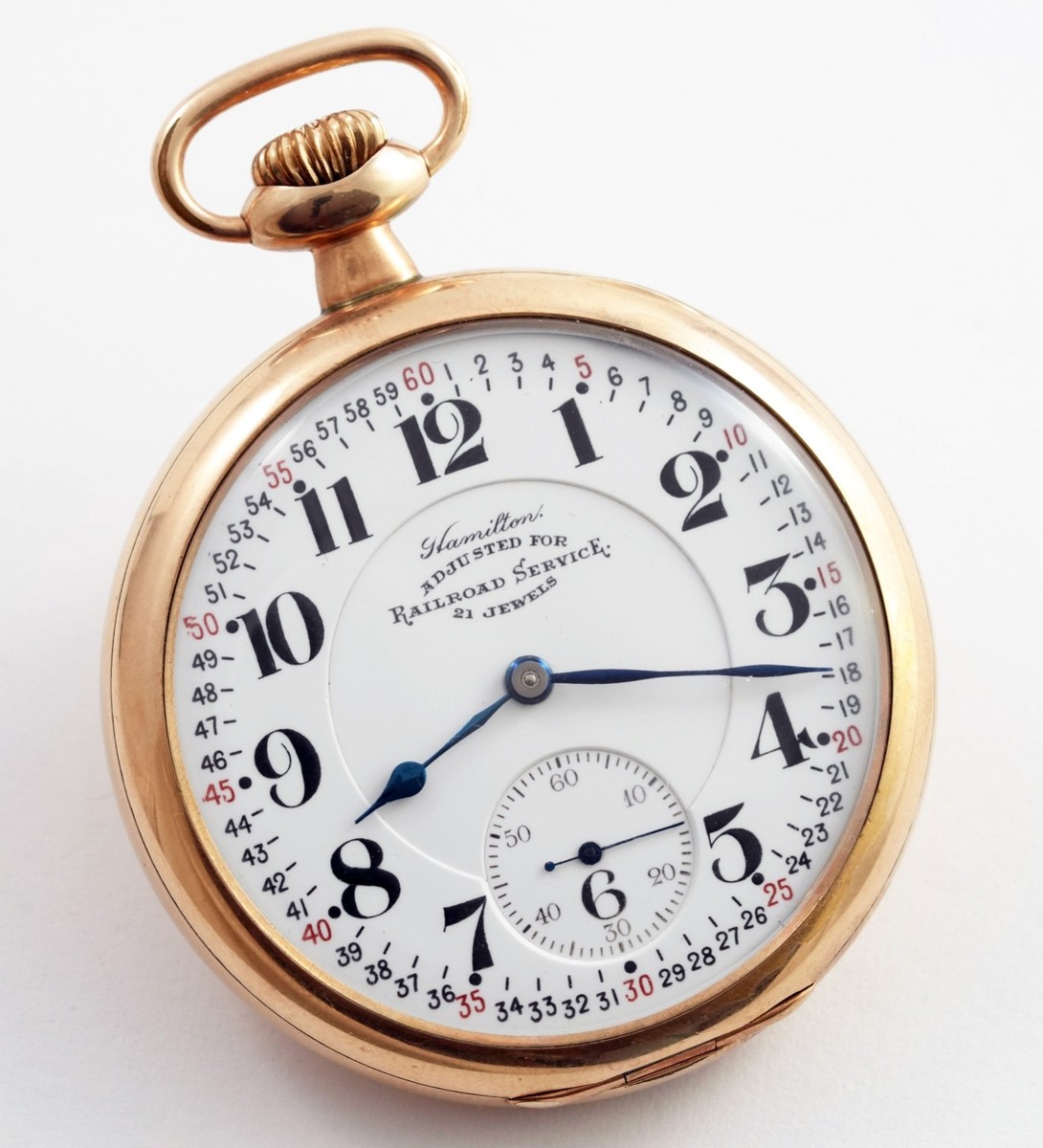 Hamilton Grade 992 16s Open Face Railroad Pocket Watch