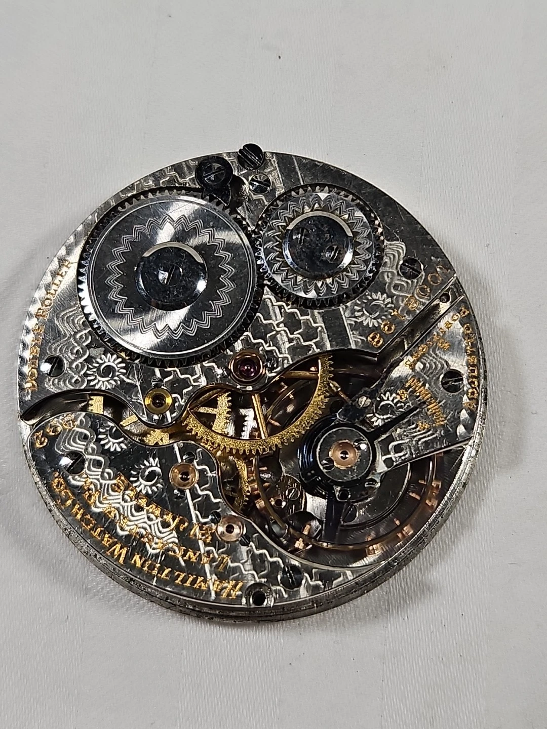 Hamilton Grade 992 21 Jewel Pocket Watch Movement 16s
