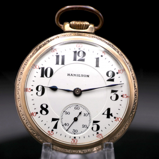 Hamilton Grade 992 21-Jewel Railroad Pocket Watch 16s