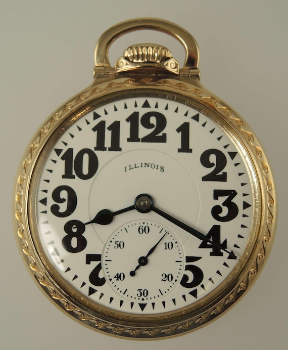 Illinois 60 Hour Bunn Special 21 Jewel 16s Pocket Watch