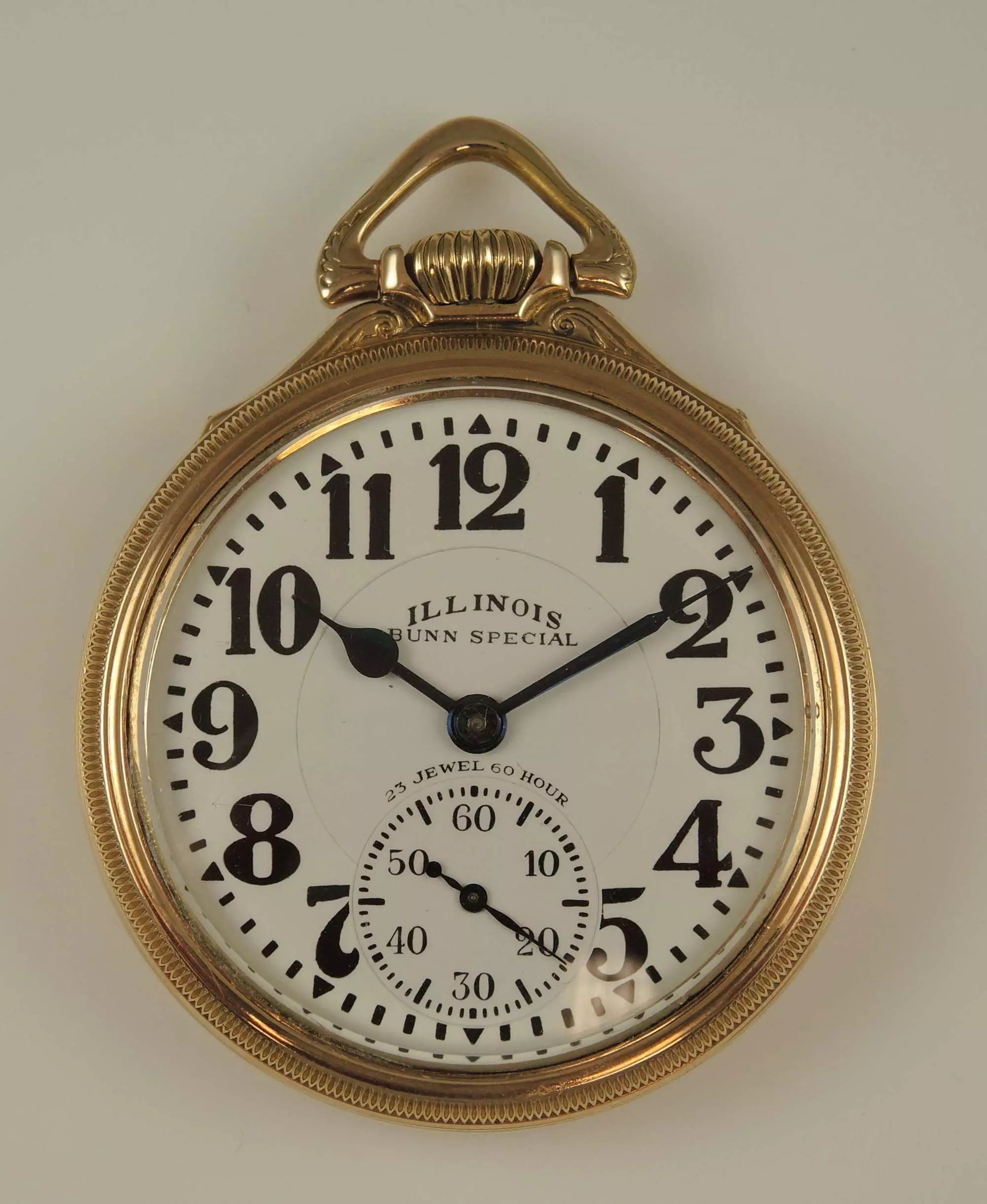 Illinois Bunn Special 23J 60 Hour Grade 161 16s Pocket Watch
