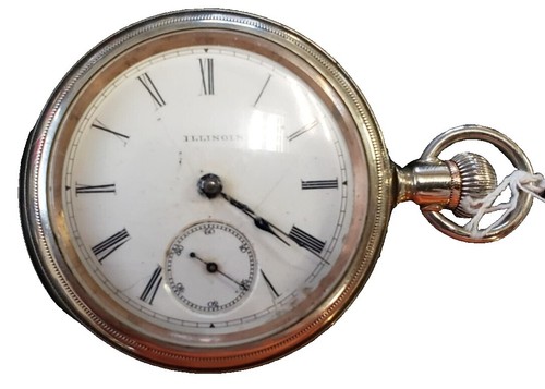 Illinois Open Face Pocket Watch 12s