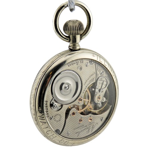 Illinois Sangamo 21 Ruby Jewel Railroad Pocket Watch Movement