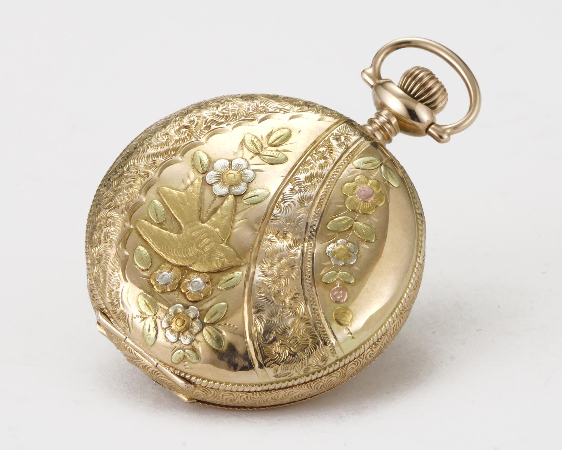 Illinois Watch Co. 0s Hunter Case Ladies Pocket Watch