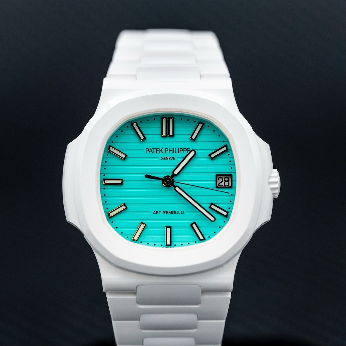 New Patek Philippe Nautilus 5711 White Ceramic Lefkada Blue