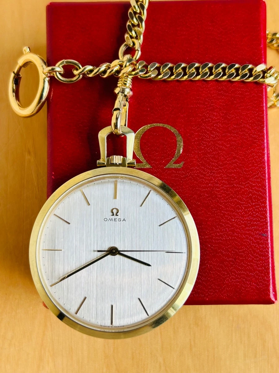 Omega Gold-Plated Open Face Dress Pocket Watch Cal. 601
