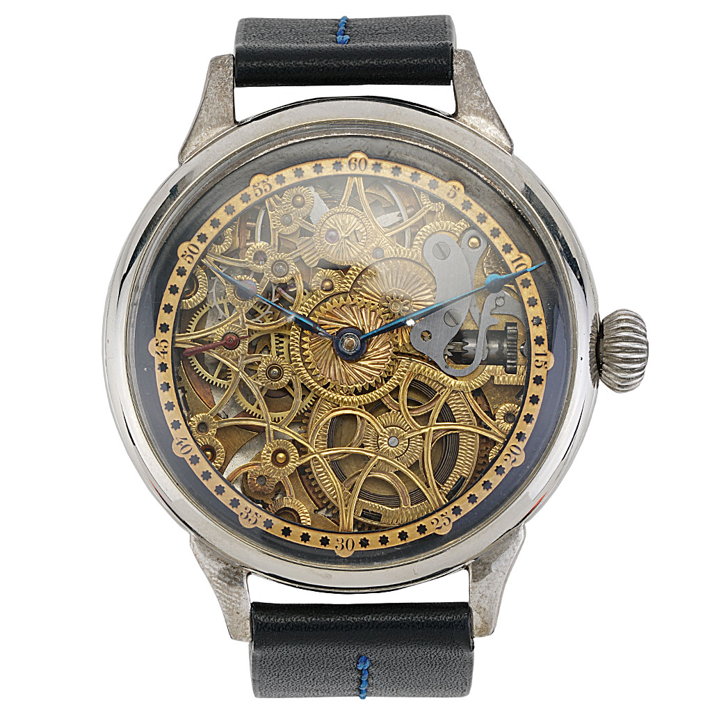 Omega Marriage Watch (Antique Pocket Watch Movement In Custom Case)