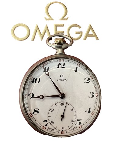 Omega Open Face 15-Jewel Pocket Watch