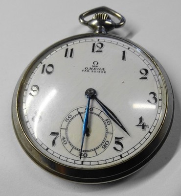 Omega Open Face Pocket Watch Cal. 38.5L
