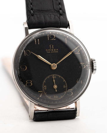 Omega Vintage Sub-Second Black Dial Watch Movement