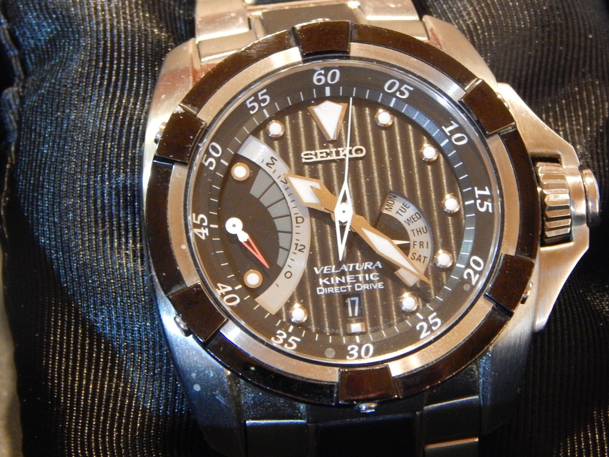 Seiko Men's Velatura Kinetic Titanium 100M