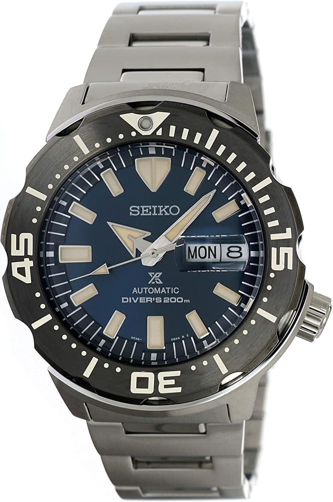 Seiko Men’s Watch 44mm Diver Blue Dial Automatic Movement Watch SRPD25K1