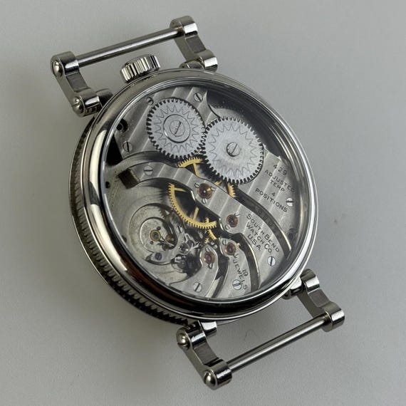 South Bend Pocket Watch Movement Marriage Wristwatch Conversion