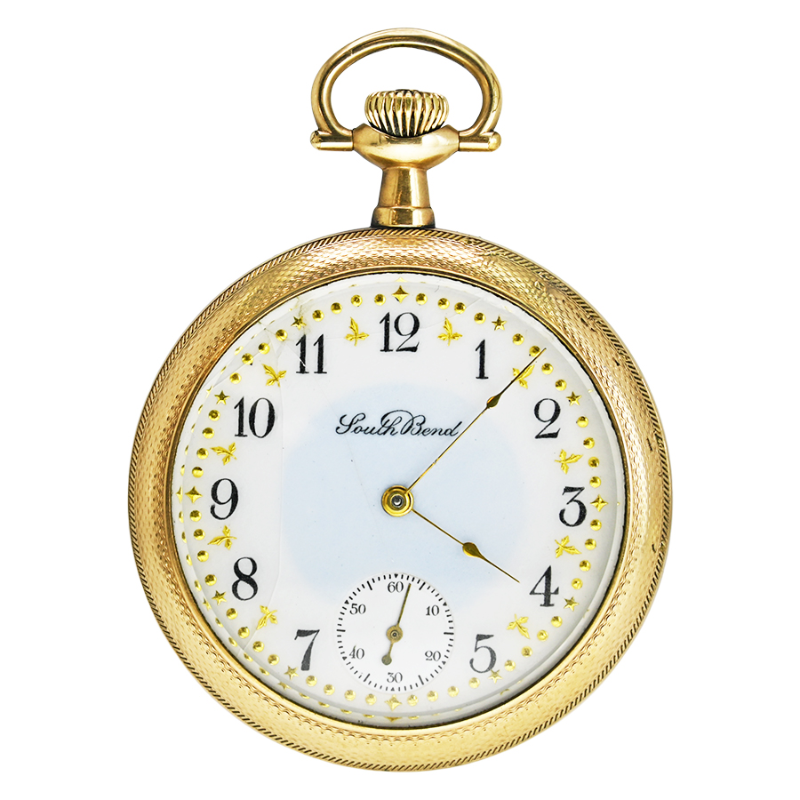 South Bend Watch Co. Open Face Pocket Watch