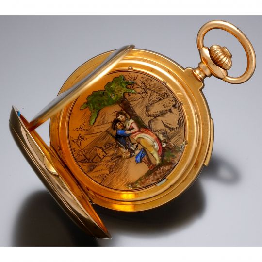 Swiss Hunter Case Pocket Watch