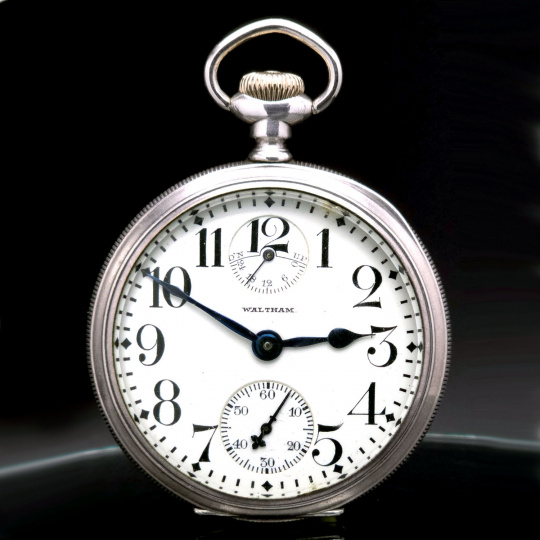 Waltham Vanguard 16s 23 Jewel Up/Down Indicator Pocket Watch